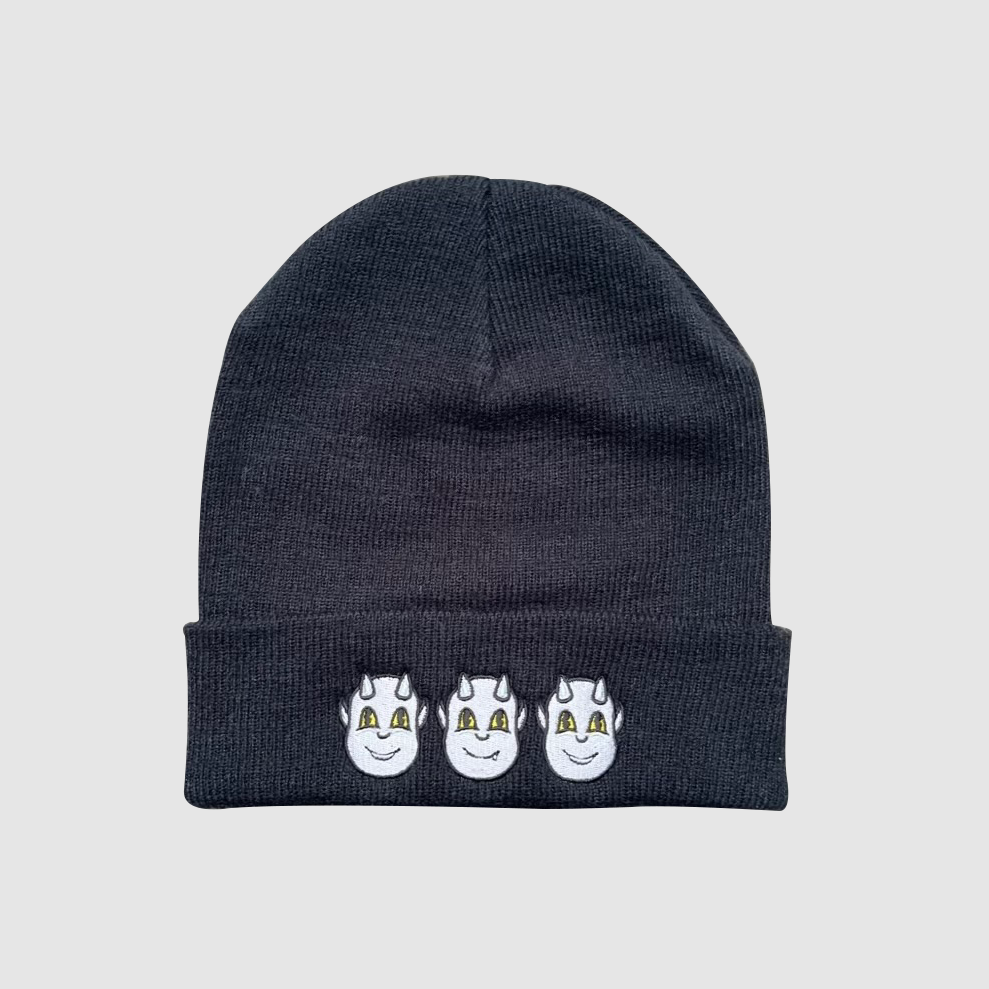 The three amigos Beanie Black