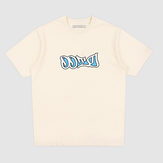 Graffiti box Tee vanilla